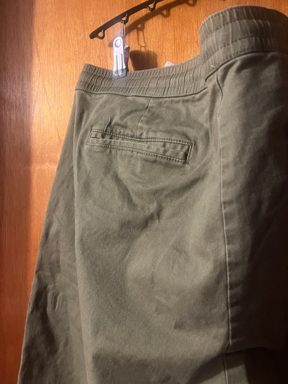 Men’s Denver Hayes Olive Green Chinos 42X30 - Picture 8 of 11